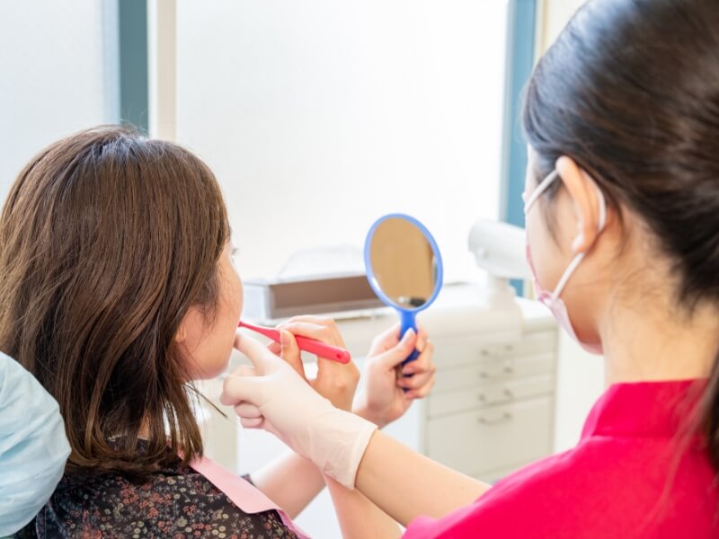 ブラッシング指導